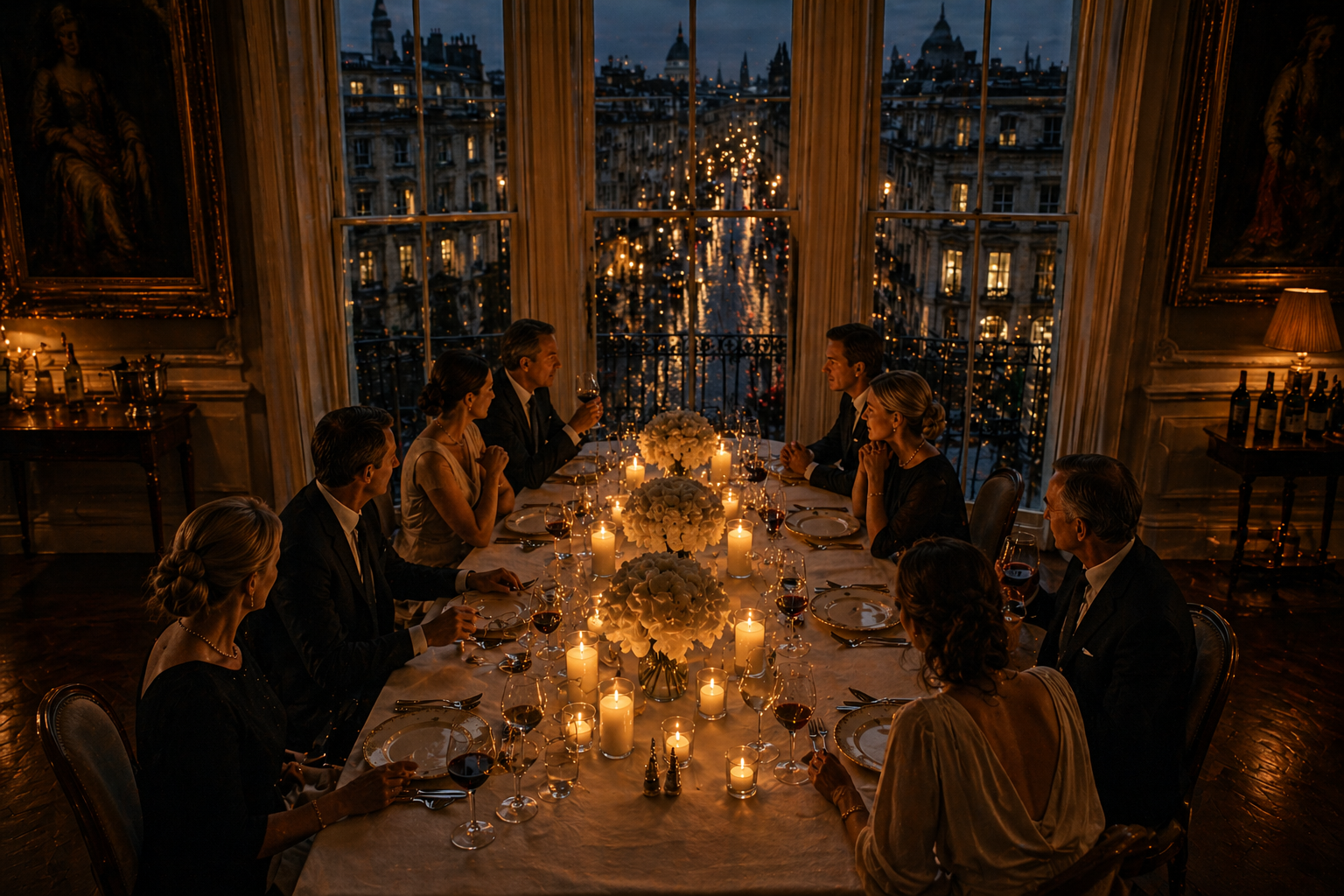 A composed room at The Ɔuse ɔf Clio before the guests arrive.